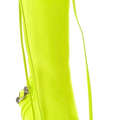Balenciaga Agneau Arena Cagole 90mm Boots 35.5 Fluo Yellow 13 of 13