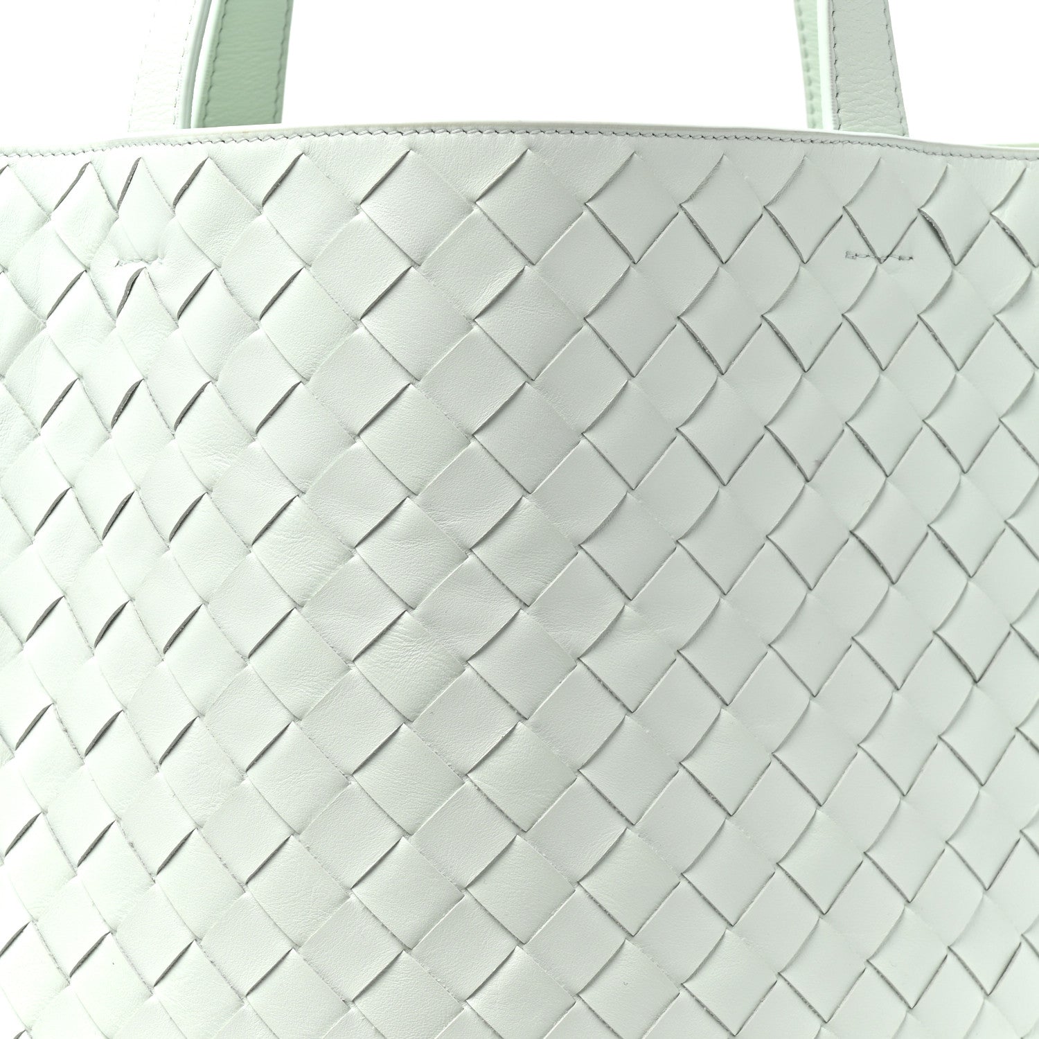 Bottega Veneta Calfskin Intrecciato Small Tote Bag Glacier 8 of 11
