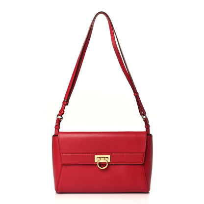 Salvatore Ferragamo Calfskin Abbey Crossbody Shoulder Bag Red 1 of 9