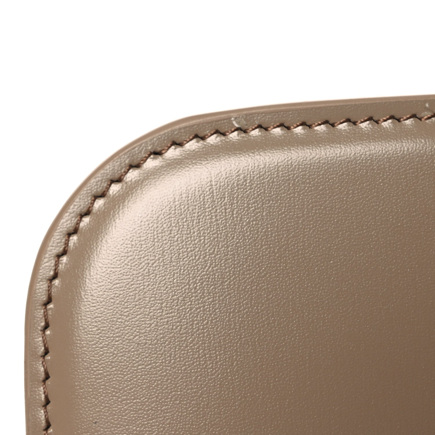 Celine Shiny Calfskin Medium Triomphe Smoked Brown 14 of 14