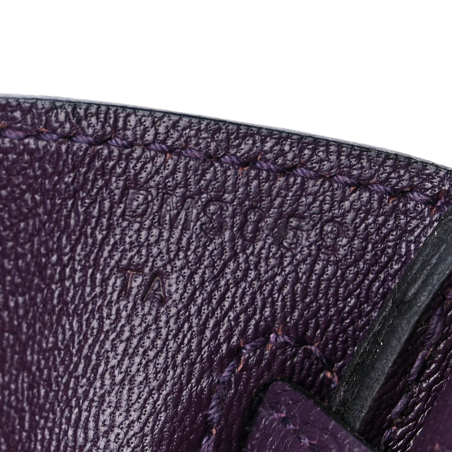Hermes Togo Birkin 25 Raisin 7 of 10