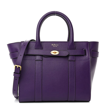 Mulberry Small Classic Grain Mini Zipped Bayswater Amethyst 1 of 12