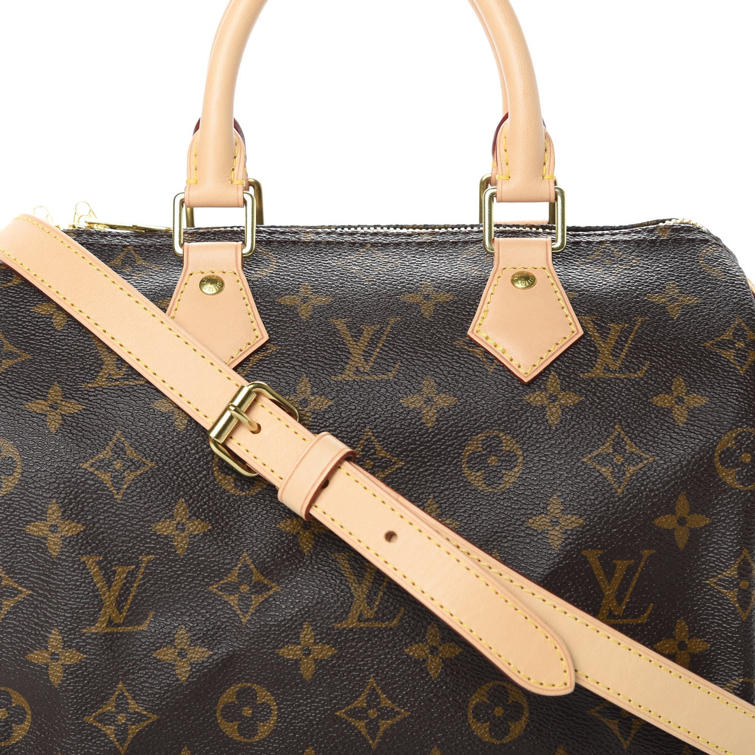 Louis Vuitton Monogram Speedy Bandouliere 25 10 of 14