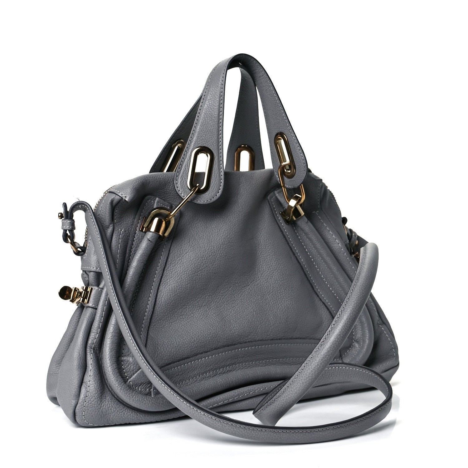 Chloe Calfskin Medium Paraty Cashmere Grey 2 of 12
