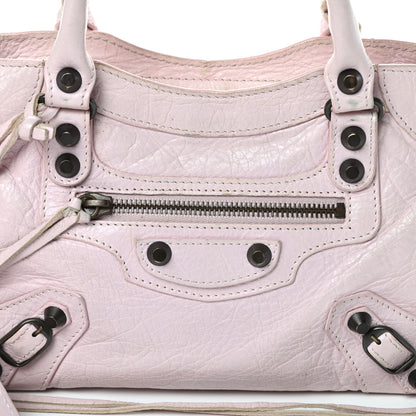 Balenciaga Agneau Classic Hardware Mini City Rose Poudre Rose Petunia 8 of 18