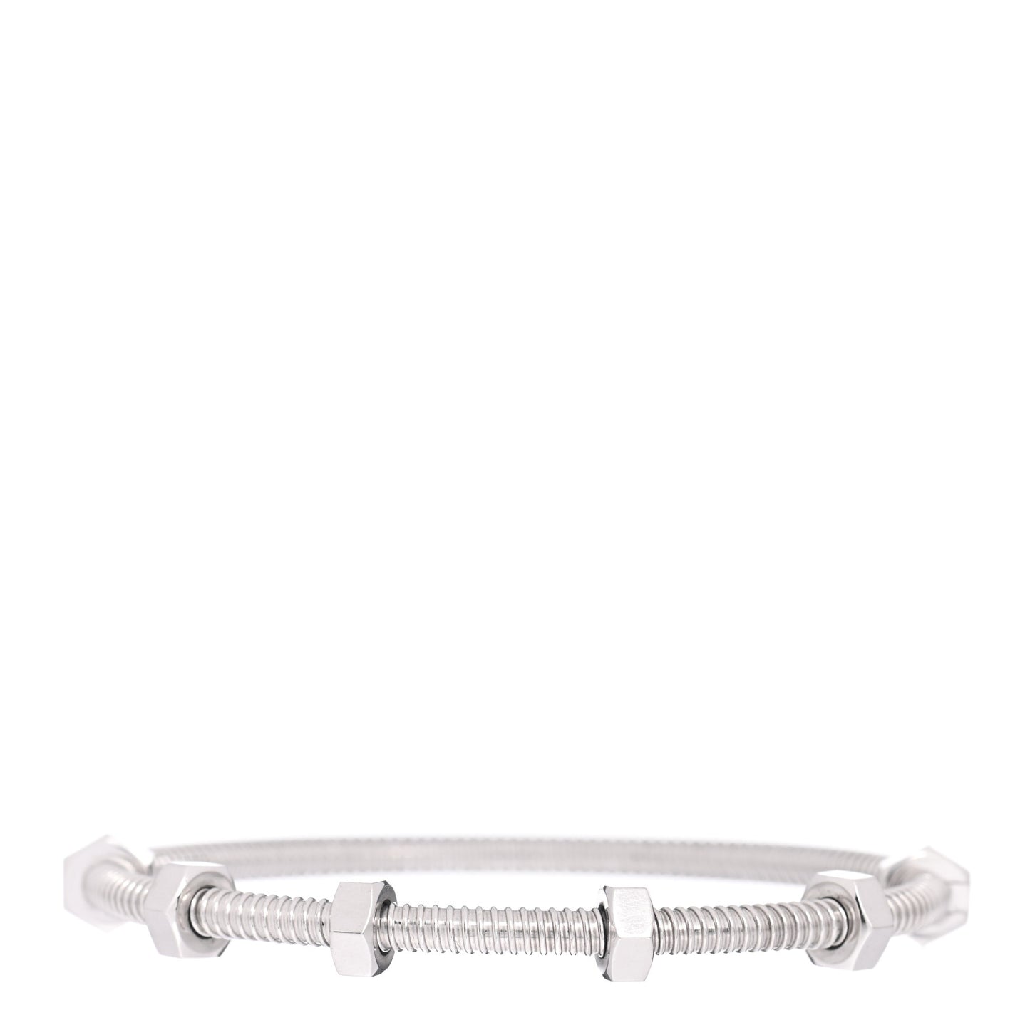 18K White Gold Ecrou de Cartier Bracelet 16