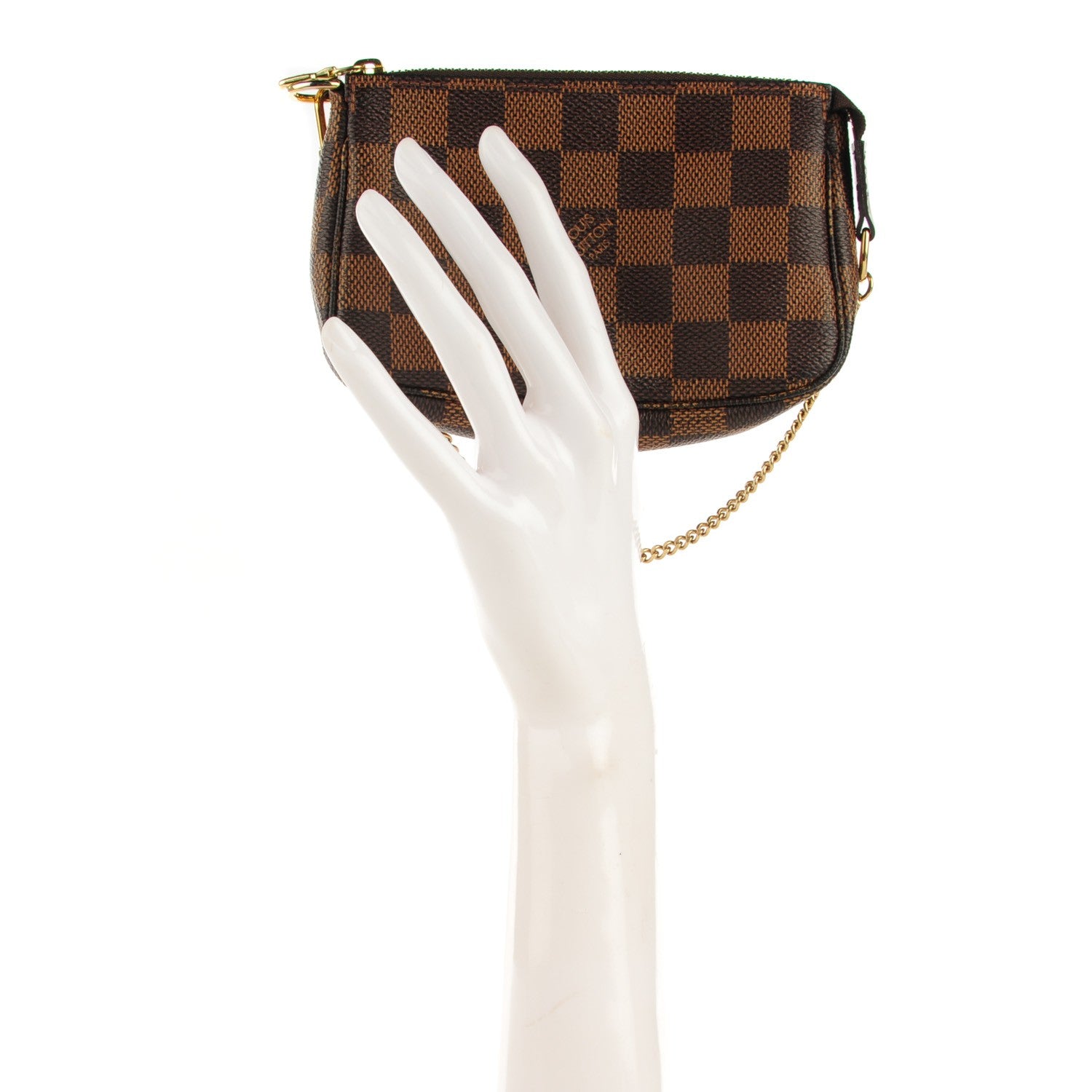 Louis Vuitton Damier Ebene Mini Pochette Accessories 2 of 7