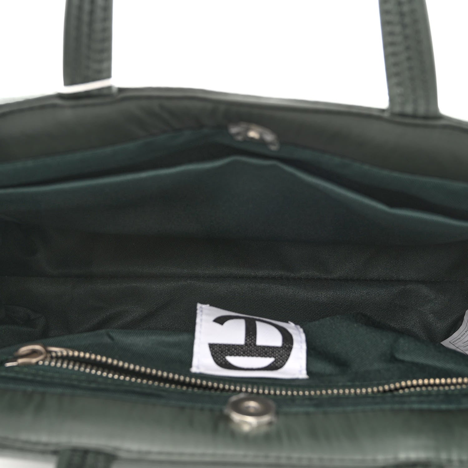 Telfar Nylon Medium Puff Shopping Bag Green 5 of 10