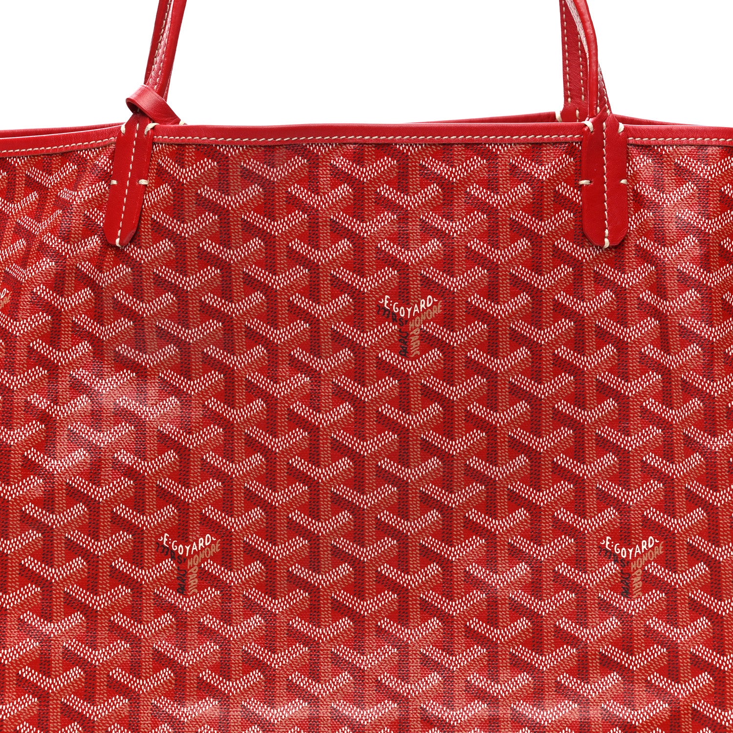 Goyard Goyardine Saint Louis GM Red 9 of 12