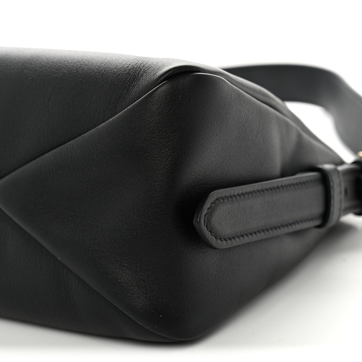 Soft Calfskin Medium Aimee Shoulder Bag Black