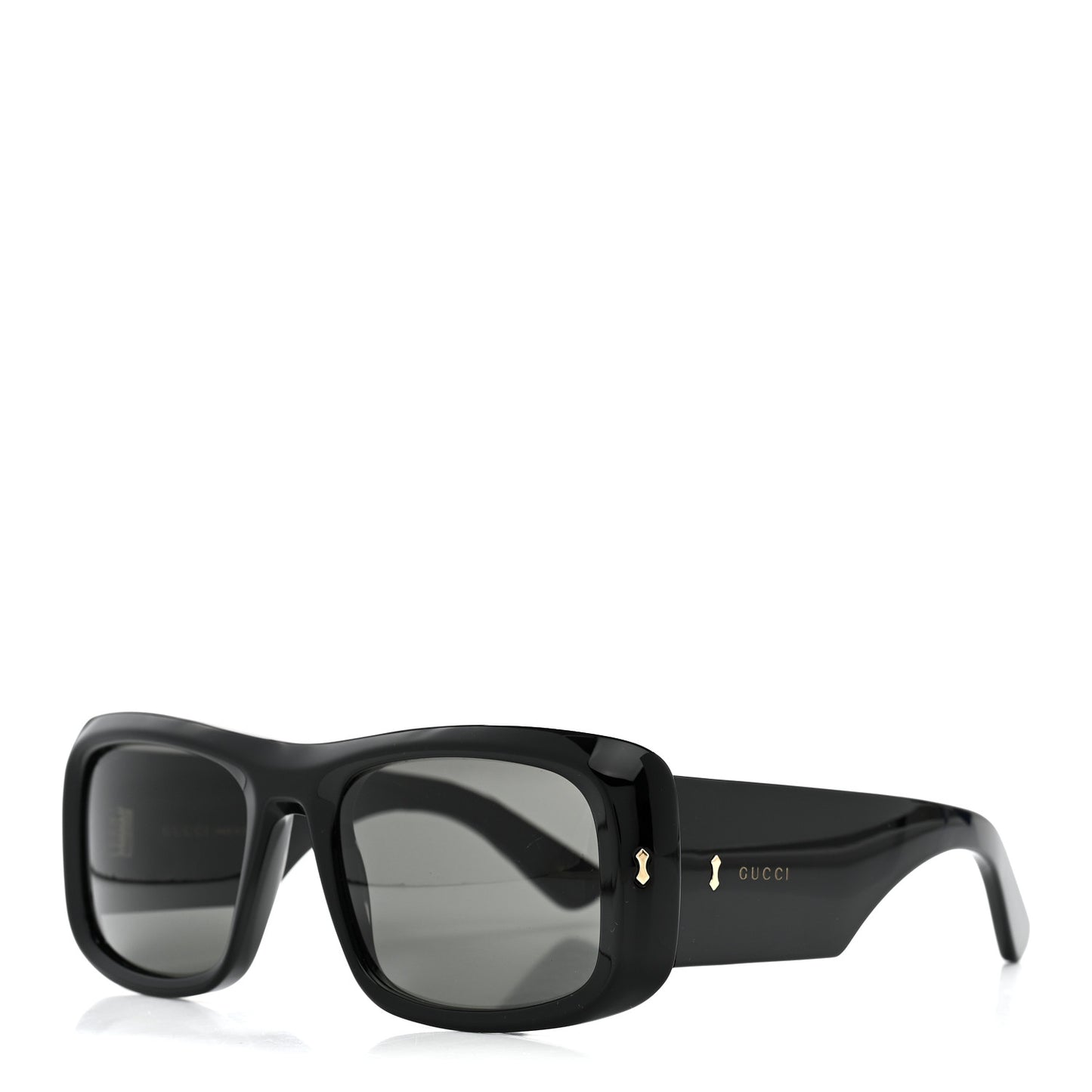 Acetate Square Frame Sunglasses GG1080S Black