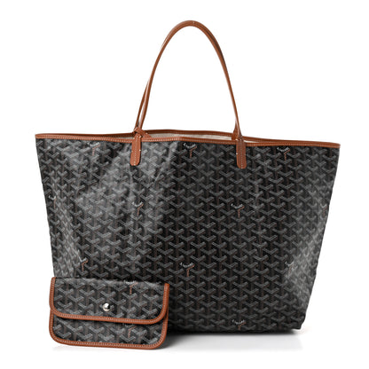 Goyard Goyardine Saint Louis GM Black Gold 3 of 11