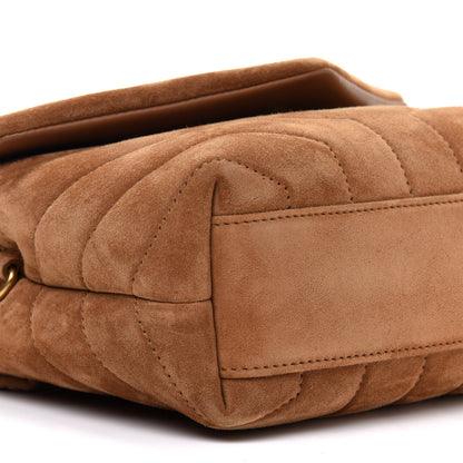 Saint Laurent Suede Toy Loulou Shoulder Bag Cinnamon 10 of 12