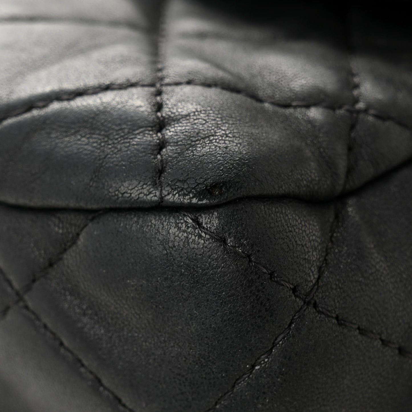Lambskin Quilted Medium Precious Jewel Single Flap Black