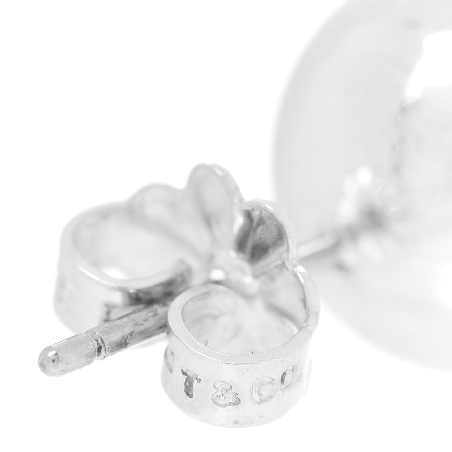 Tiffany Sterling Silver 10mm HardWear Ball Earrings 6 of 6