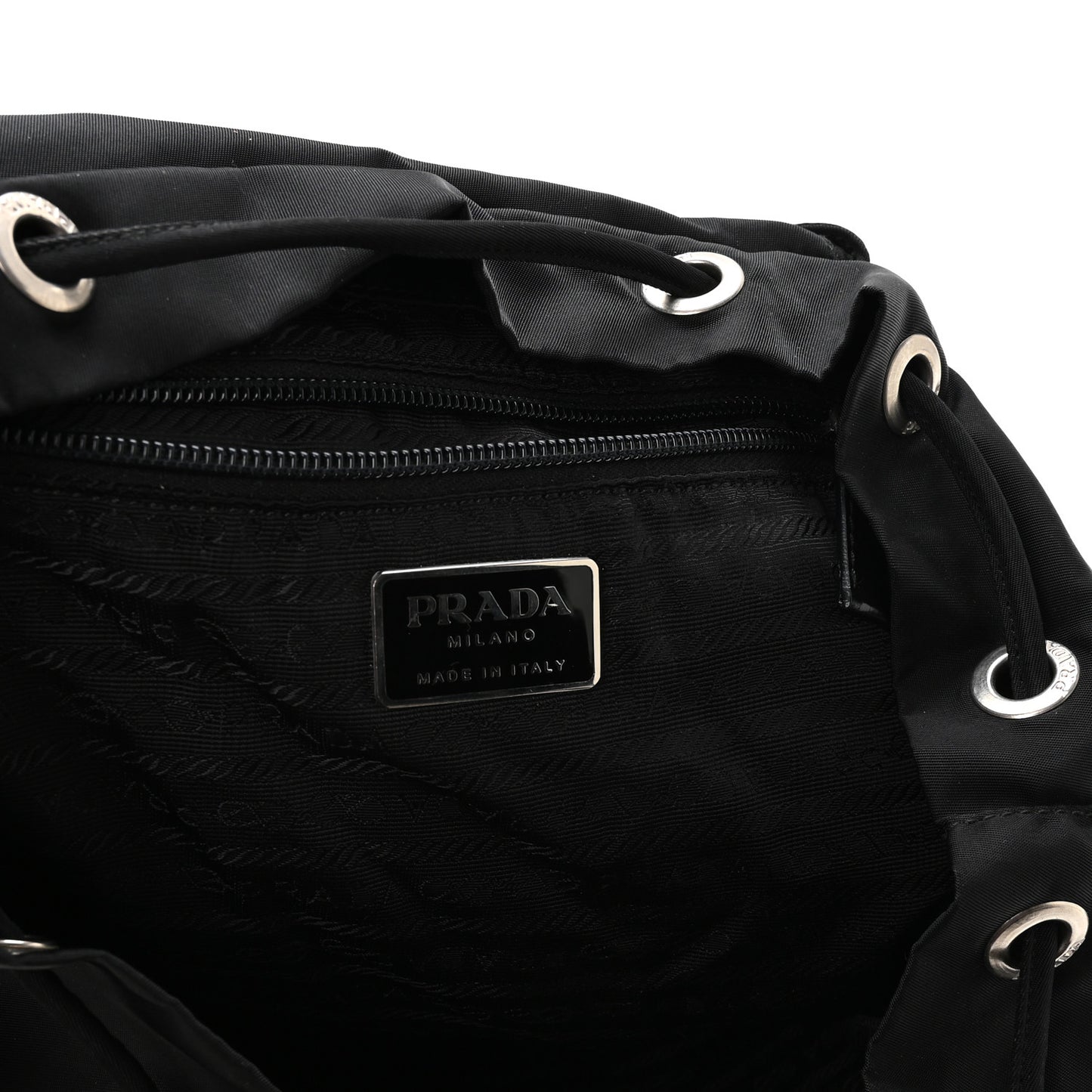 Tessuto Nylon Vela Small Backpack Black