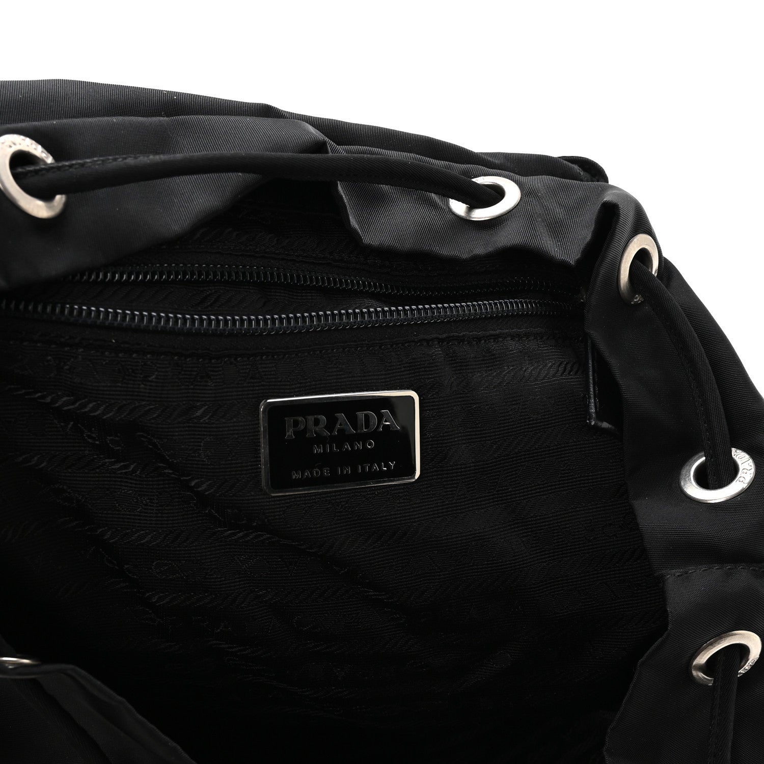 Prada Tessuto Nylon Vela Small Backpack Black 11 of 21