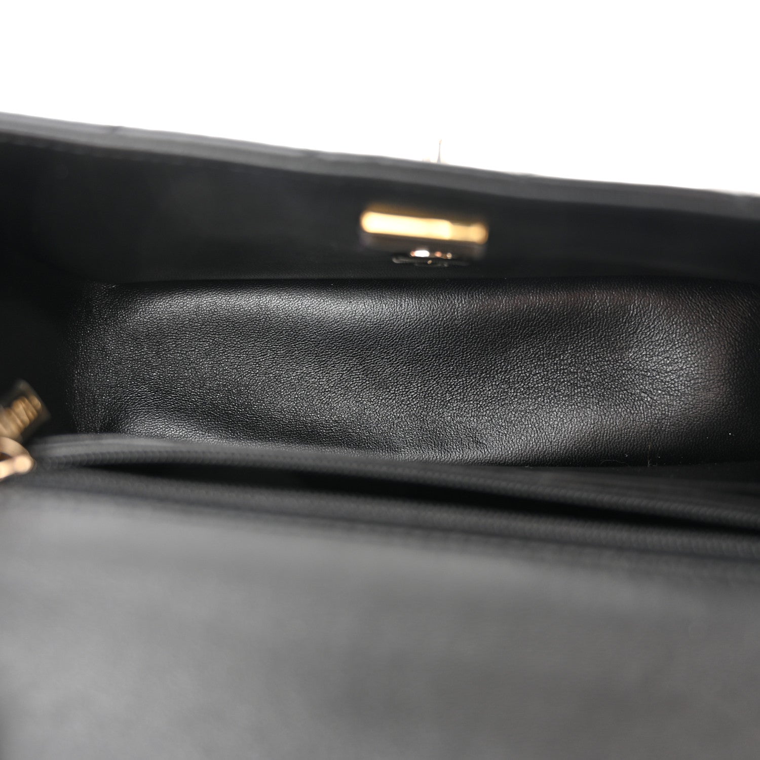 Chanel Lambskin Quilted Mini Rectangular Flap Black 5 of 10