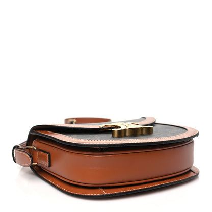 Celine Canvas Calfskin Triomphe Teen Besace Tan 4 of 10