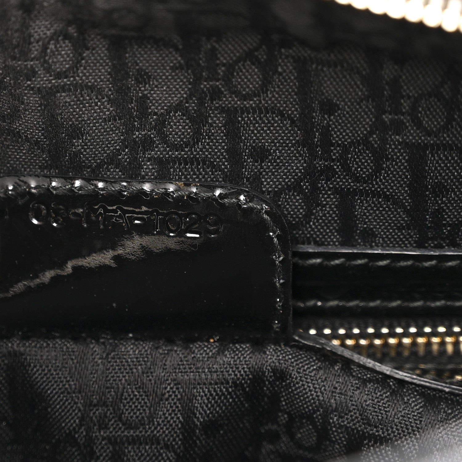 Christian Dior Patent Cannage Large Lady Dior Black 7 of 16