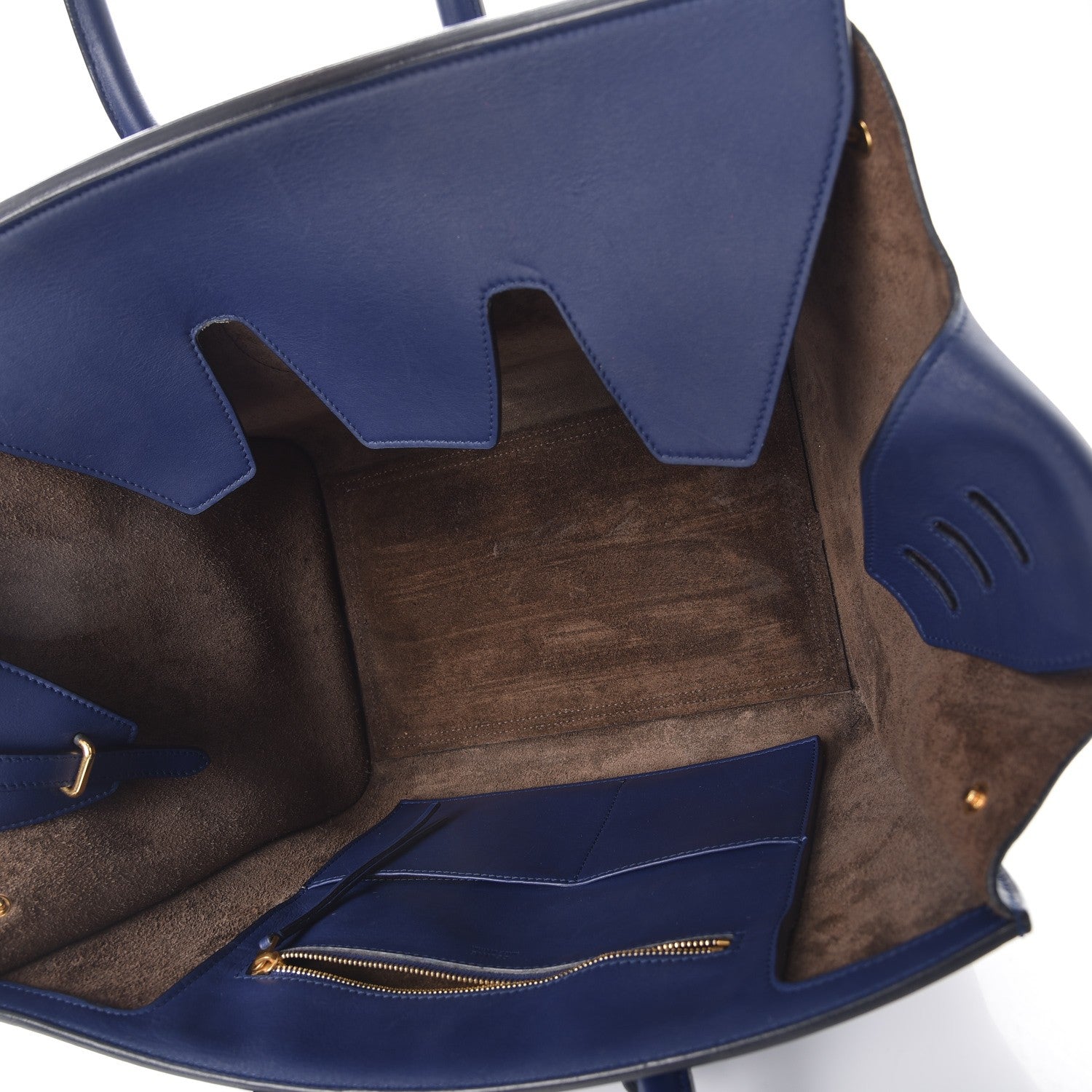 Celine Smooth Calfskin Small Tie Knot Tote Dark Indigo 5 of 23