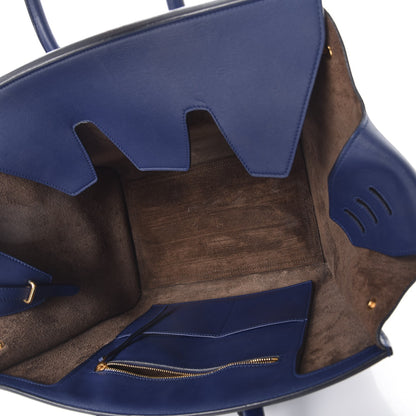 Celine Smooth Calfskin Small Tie Knot Tote Dark Indigo 5 of 23