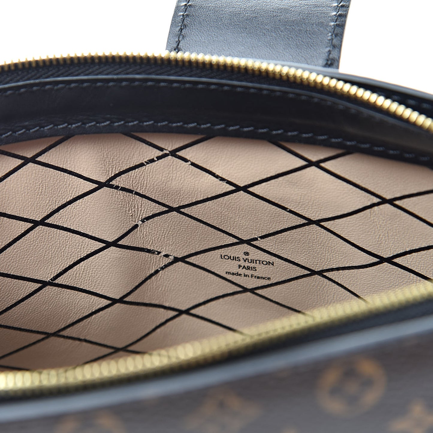 Reverse Monogram Trunk Clutch