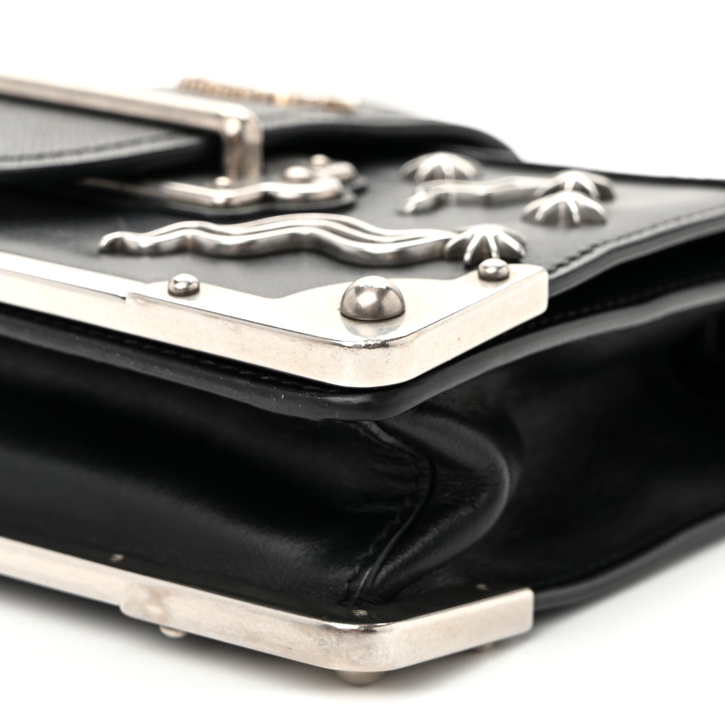 City Calf Saffiano Cahier Astrology Bag Black Black