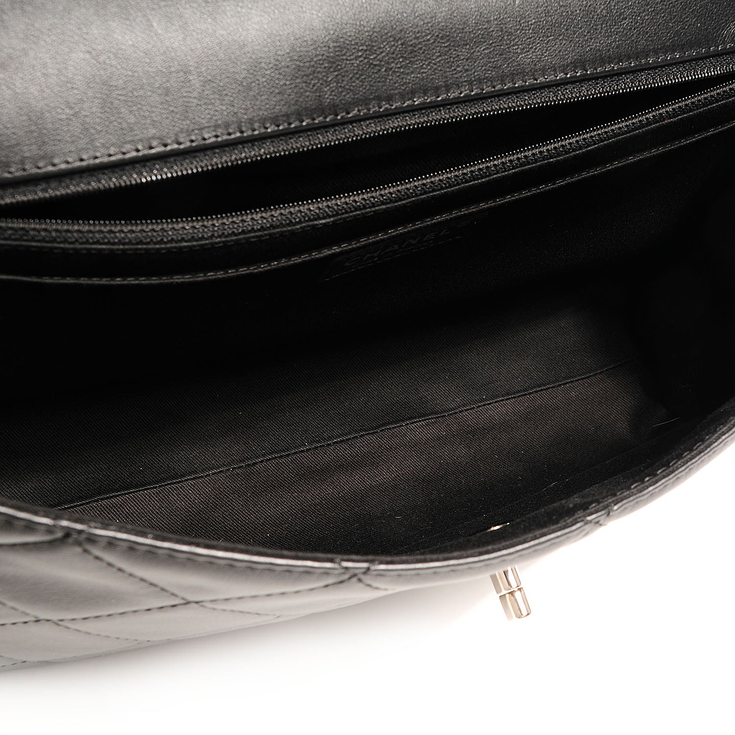 Chanel Calfskin Quilted In the Business Flap Bag Black 7 of 9