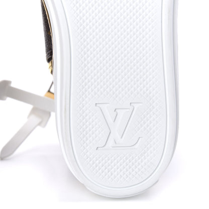 Louis Vuitton Patent Monogram Stellar Sneaker Boots 35 Gold 8 of 9