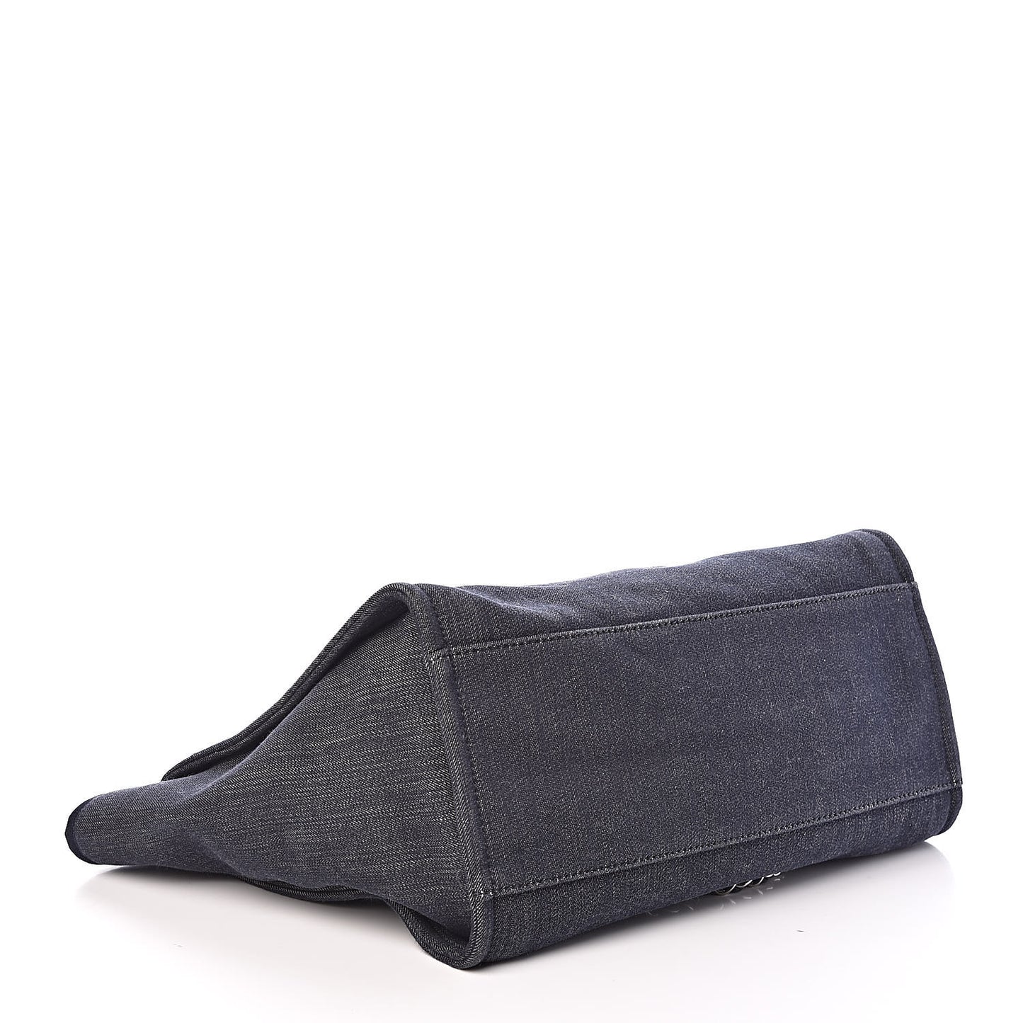 Denim Large Deauville Tote Dark Blue