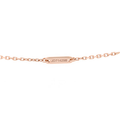 Van Cleef & Arpels 18K Rose Gold Carnelian Sweet Alhambra Pendant Necklace 6 of 6