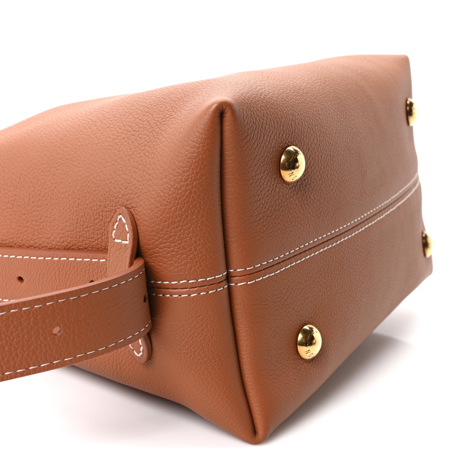 Louis Vuitton Grained Calfskin Low Key Hobo PM Cognac 9 of 11