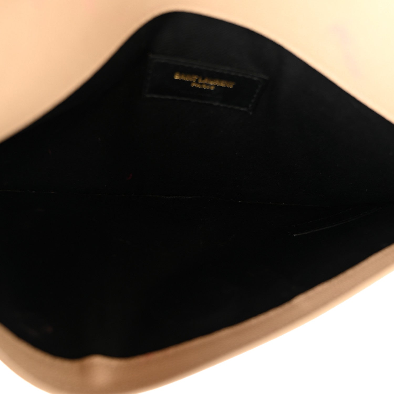 Saint Laurent Grain De Poudre Uptown Pouch Dark Beige 5 of 8