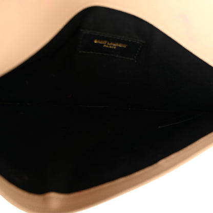 Saint Laurent Grain De Poudre Uptown Pouch Dark Beige 5 of 8