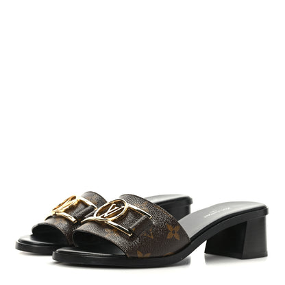 Louis Vuitton Monogram Lock It Mules 35 3 of 8