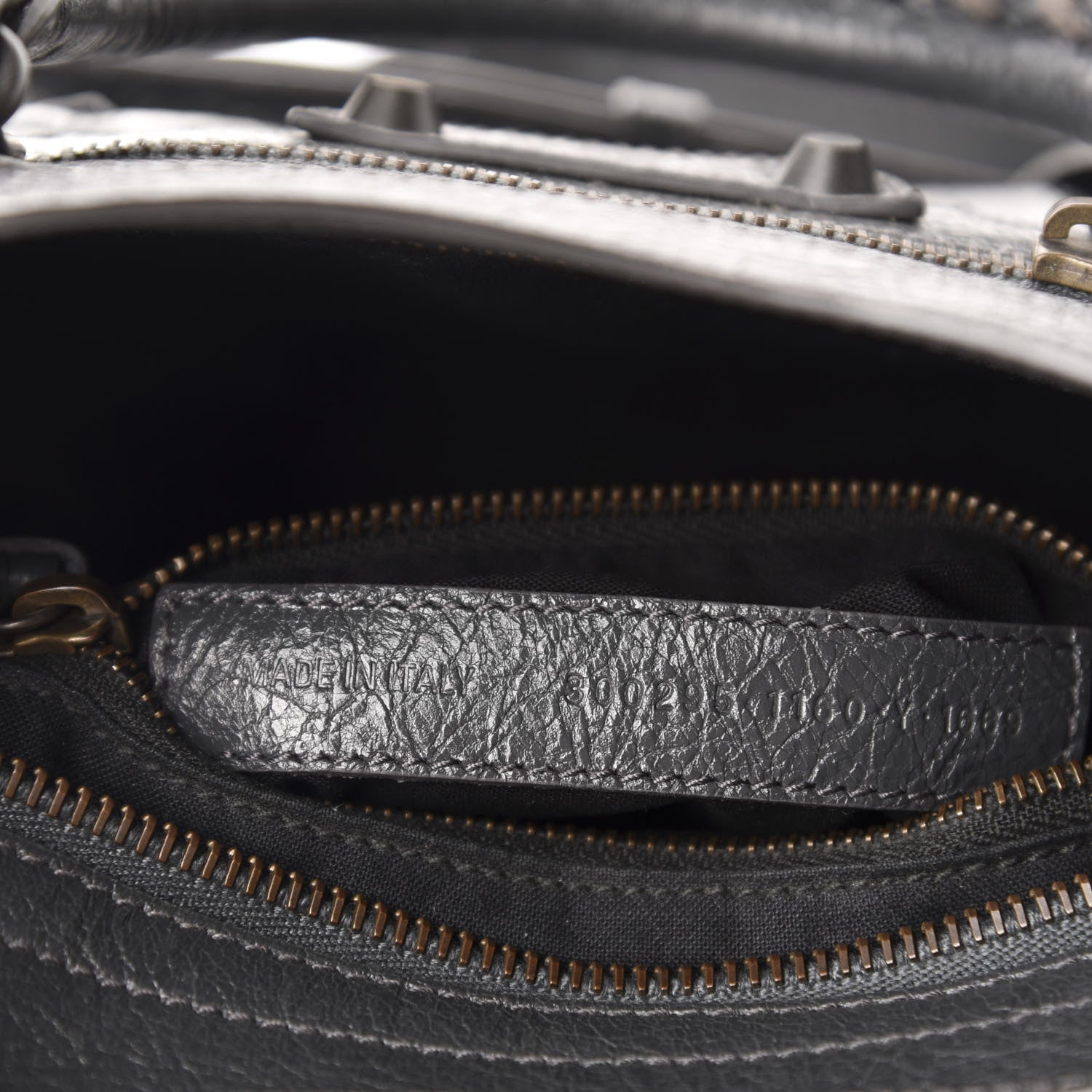 Balenciaga Agneau Classic Hardware Mini City Gris Fossile 9 of 11