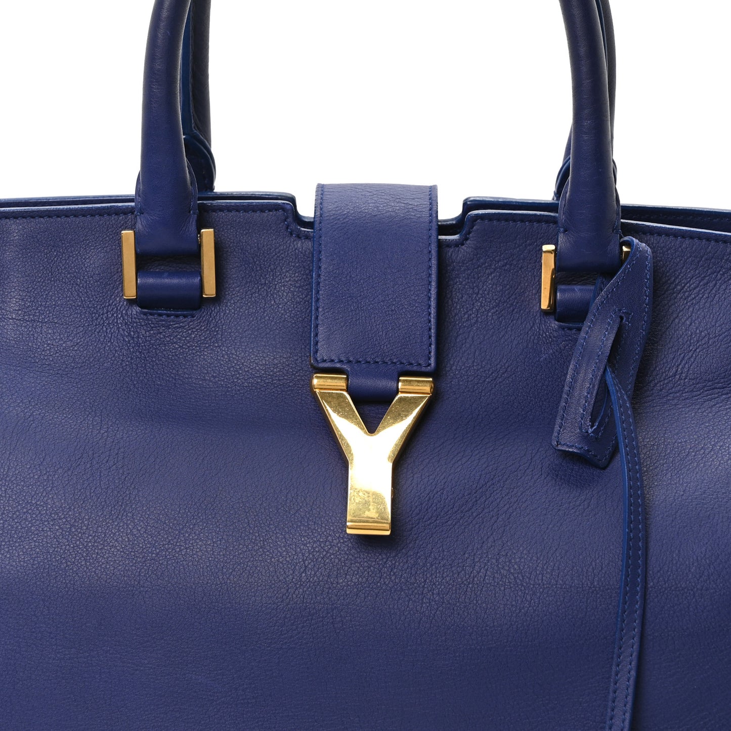 Calfskin Medium Classic Y Cabas Navy