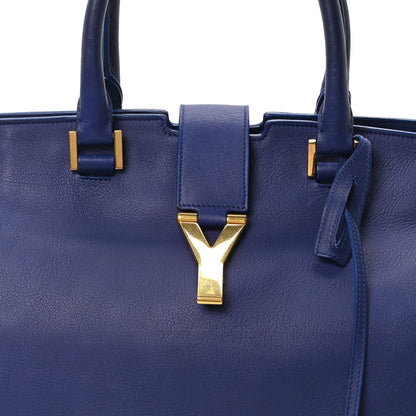 Saint Laurent Calfskin Medium Classic Y Cabas Navy 7 of 9