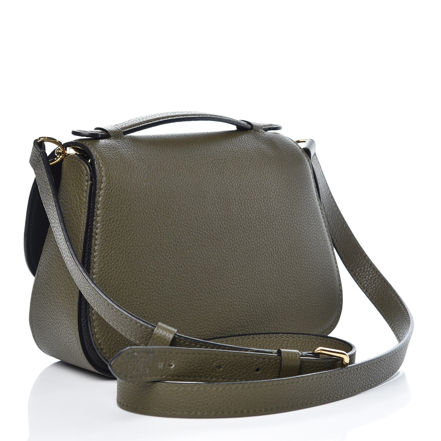 Louis Vuitton Grained Calfskin Vivienne NM Kaki 2 of 8