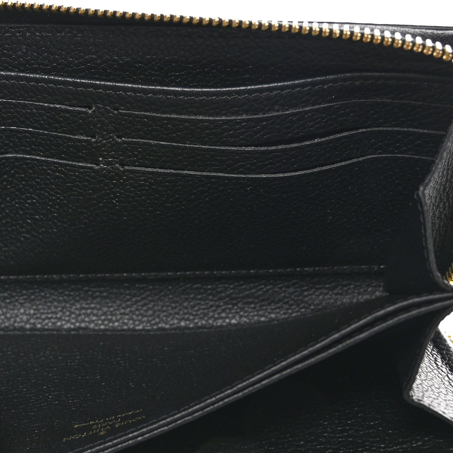Empreinte Monogram Giant Zippy Wallet Black Beige