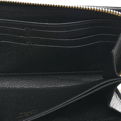 Louis Vuitton Empreinte Monogram Giant Zippy Wallet Black Beige 5 of 8