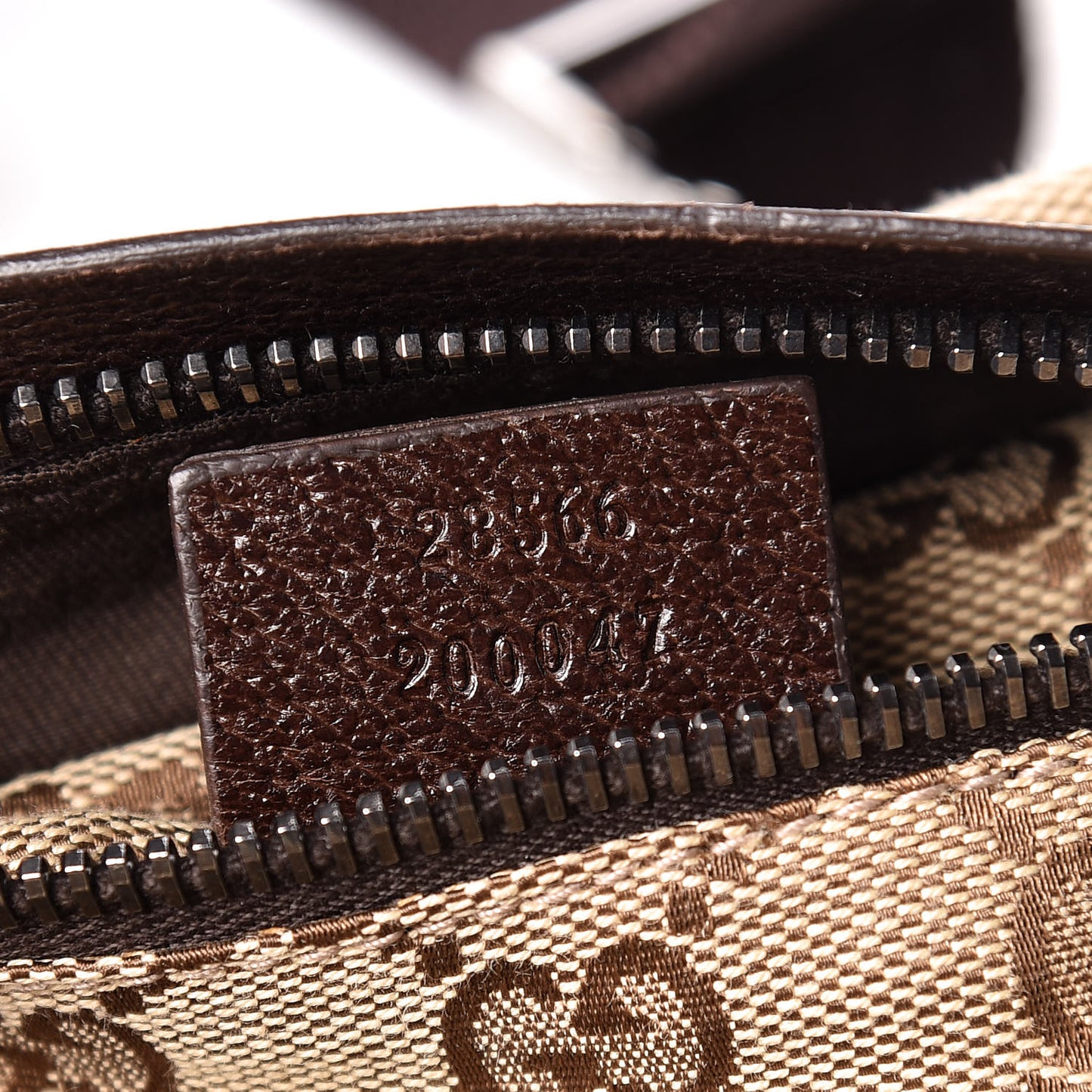 GG Monogram Double Pocket Belt Bag Dark Brown