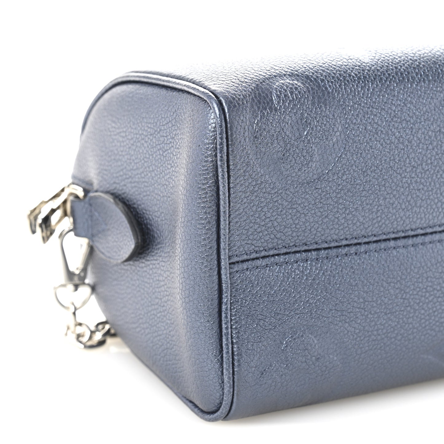 Metallic Empreinte Monogram Giant Speedy Bandouliere 20 Navy Nacre