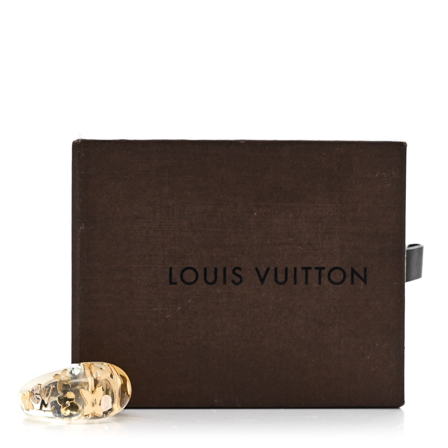 Louis Vuitton Resin Swarovski Inclusion Ring M 53 6.25 Transparent 5 of 5