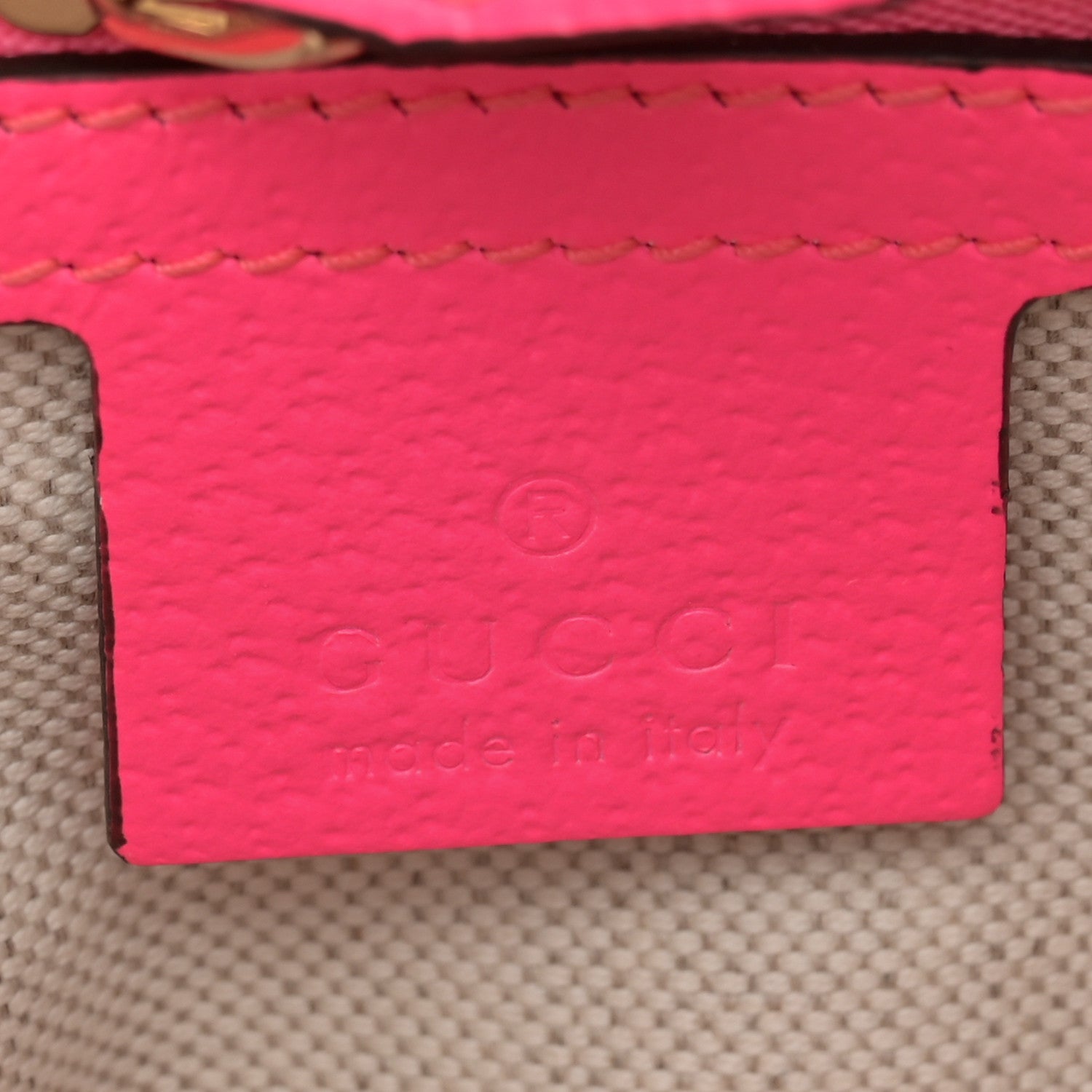 Gucci Canvas Flora Floral Shoulder Bag White Fuchsia Fluo 6 of 13