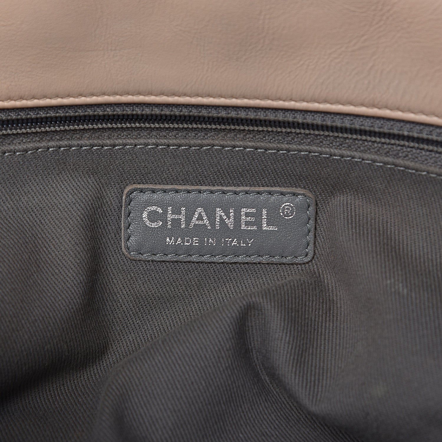 Chanel Calfskin Stitch It Accordion Flap Beige 6 of 14