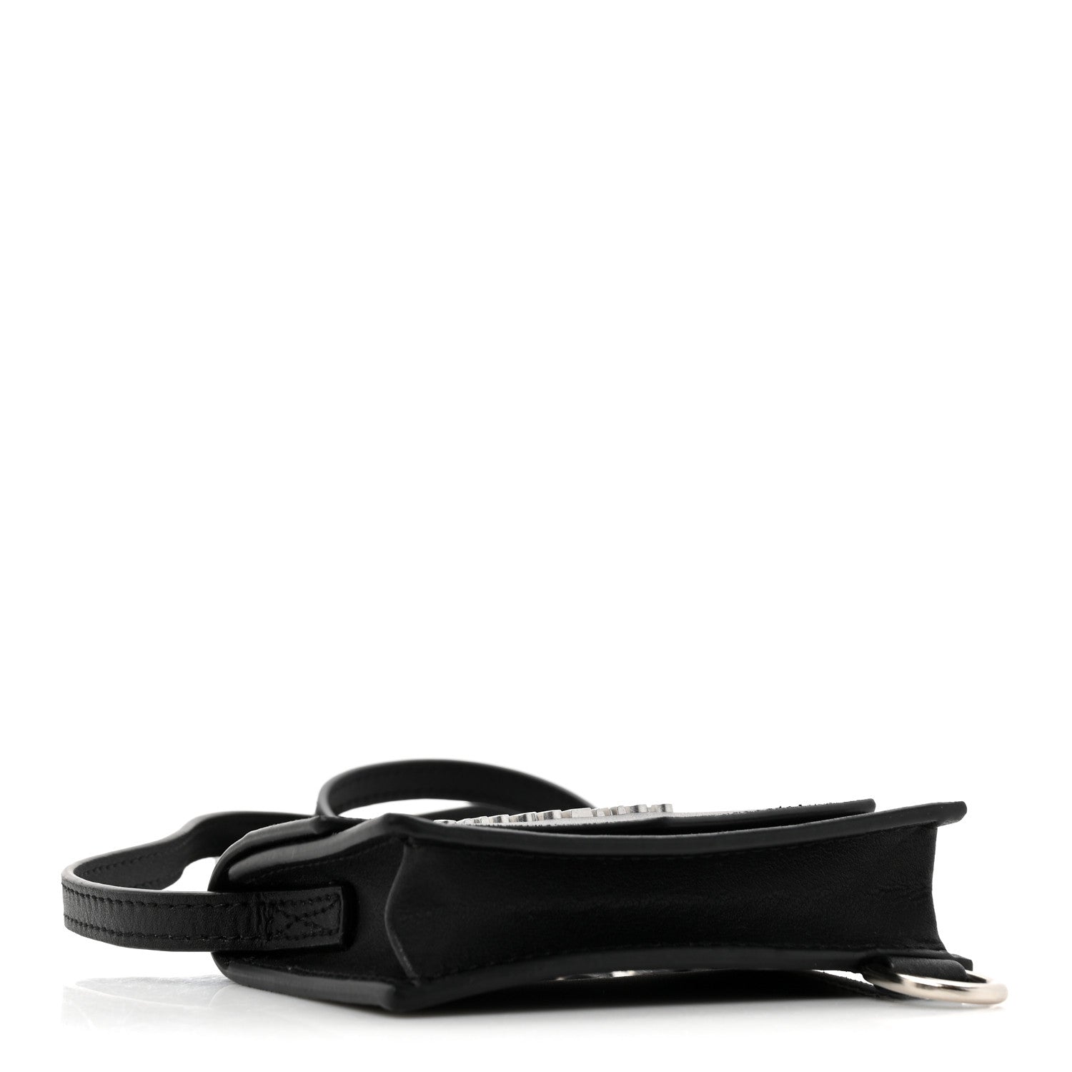 Jacquemus Smooth Calfskin Le Porte Azur Envelope Wallet Black 4 of 9
