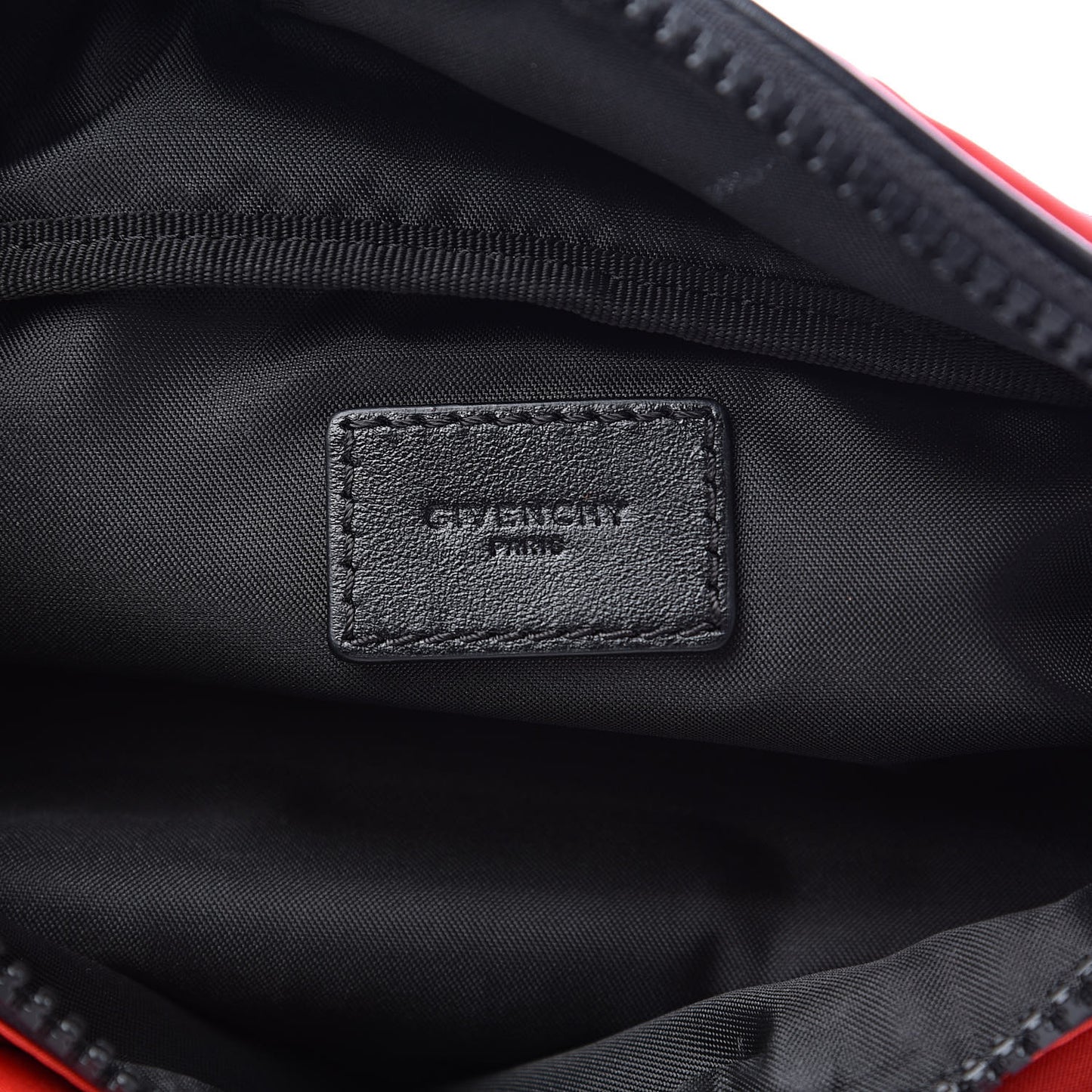 Nylon Light 3 Bum Bag Black Red