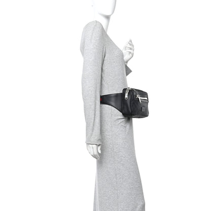 Gucci Soft GG Supreme Monogram Web Belt Bag Black Grey 2 of 10